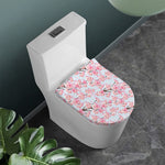 Sakura Flower Cherry Blossom Print Toilet Lid Cover