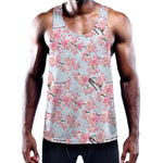Sakura Flower Cherry Blossom Print Training Tank Top