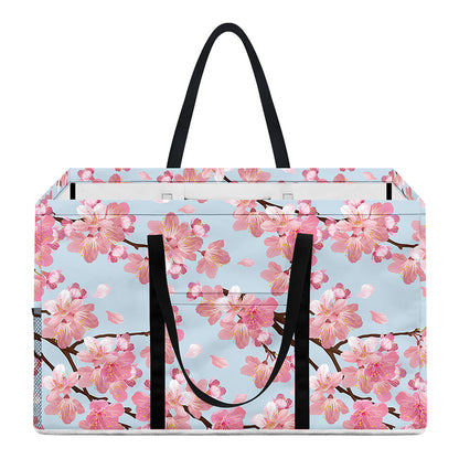 Sakura Flower Cherry Blossom Print Utility Tote Bag