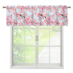 Sakura Flower Cherry Blossom Print Window Valance