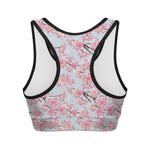 Sakura Flower Cherry Blossom Print Women's Sports Bra