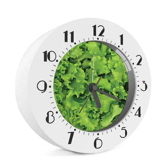 Salad Vegetable Print Alarm Clock