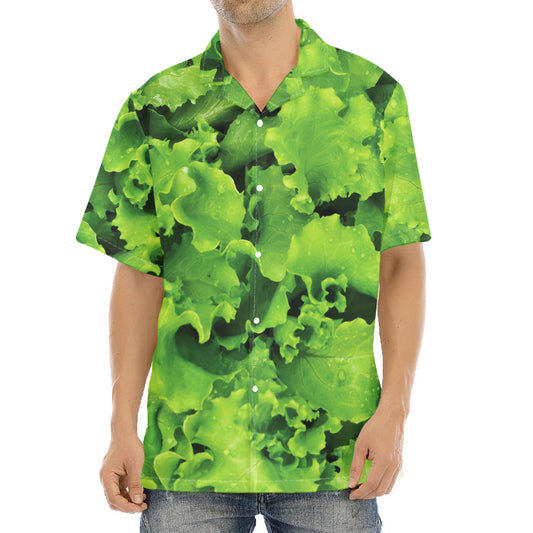 Salad Vegetable Print Aloha Shirt