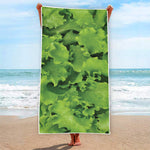 Salad Vegetable Print Beach Towel