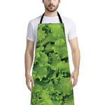 Salad Vegetable Print Bib Apron With Pocket