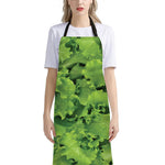 Salad Vegetable Print Bib Apron With Pocket