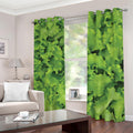 Salad Vegetable Print Dimout Grommet Curtains