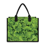 Salad Vegetable Print Canvas Tote Bag