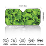 Salad Vegetable Print Car Windshield Sun Shade