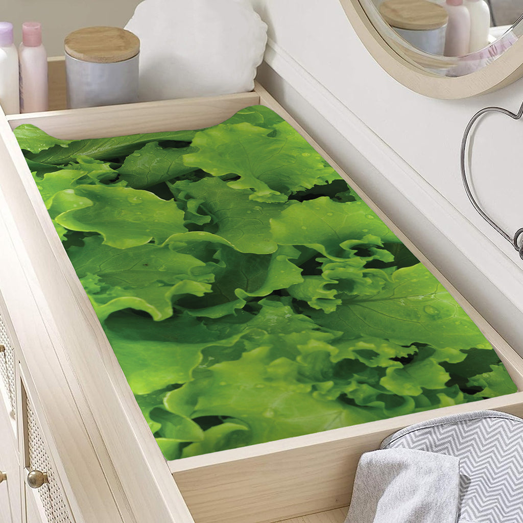 Salad Vegetable Print Changing Pad Cover