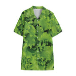 Salad Vegetable Print Cotton Hawaiian Shirt