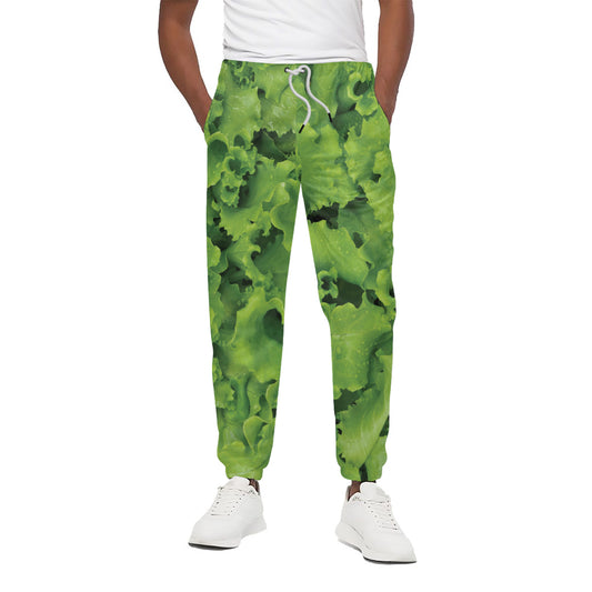 Salad Vegetable Print Cotton Pants