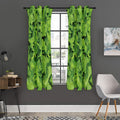 Salad Vegetable Print Grommet Curtain Panels