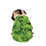 Salad Vegetable Print Dog Zip Up Jacket