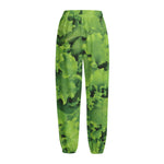 Salad Vegetable Print Fleece Lined Knit Pants