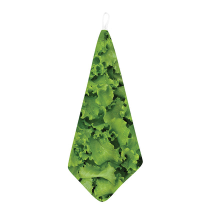 Salad Vegetable Print Hand Towel