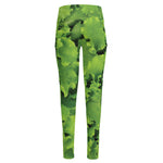 Salad Vegetable Print High-Waisted Pocket Leggings