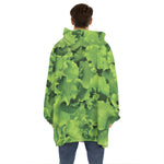 Salad Vegetable Print Hoodie Blanket