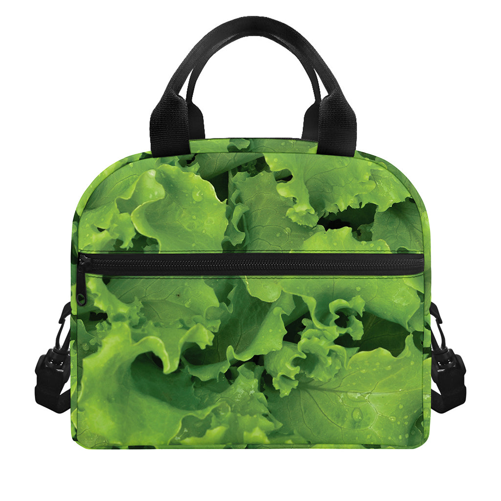 Salad Vegetable Print Insulated Lunch Bag