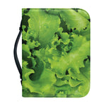 Salad Vegetable Print Leather Bible Cover