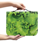Salad Vegetable Print Leather Bible Cover