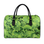 Salad Vegetable Print Leather Duffle Bag