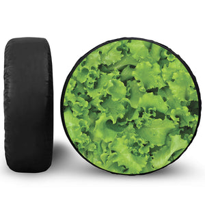 Salad Vegetable Print Leather Spare Tire Cover