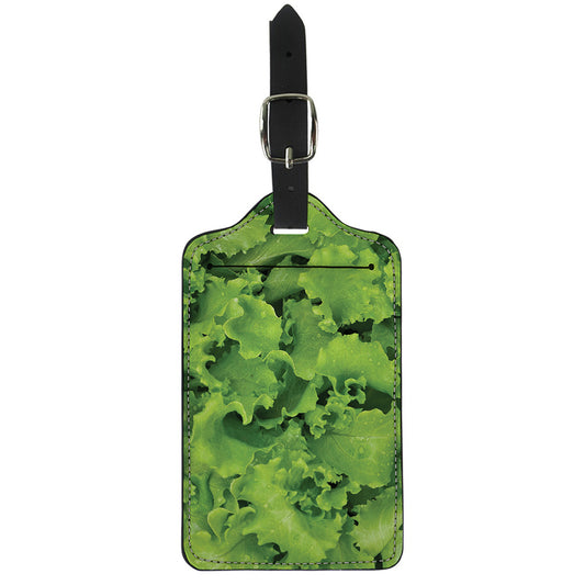 Salad Vegetable Print Luggage Tag