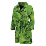 Salad Vegetable Print Men's Bathrobe