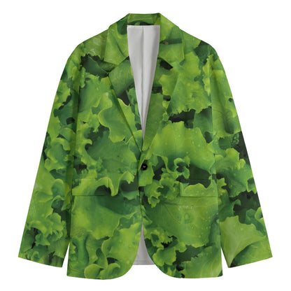 Salad Vegetable Print Men's Blazer