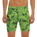 Salad Vegetable Print Men's Long Boxer Briefs