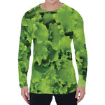 Salad Vegetable Print Men's Long Sleeve T-Shirt