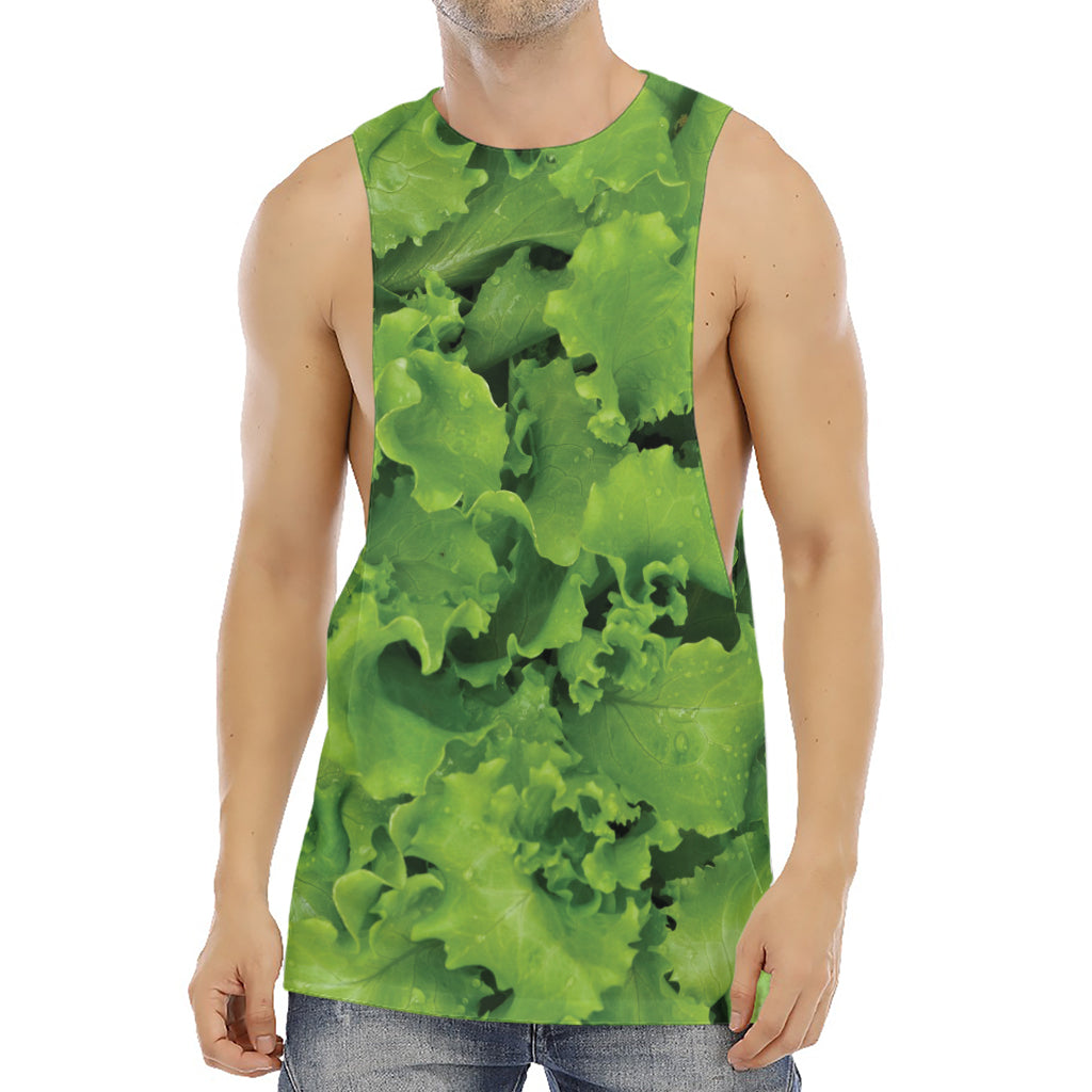 Salad Vegetable Print Men's Muscle Tank Top