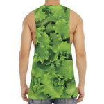 Salad Vegetable Print Men's Muscle Tank Top