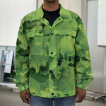 Salad Vegetable Print Men's Shirt Jacket