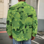 Salad Vegetable Print Men's Shirt Jacket