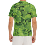 Salad Vegetable Print Men's Short Sleeve Rash Guard