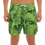 Salad Vegetable Print Men's Split Running Shorts