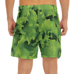 Salad Vegetable Print Men's Split Running Shorts