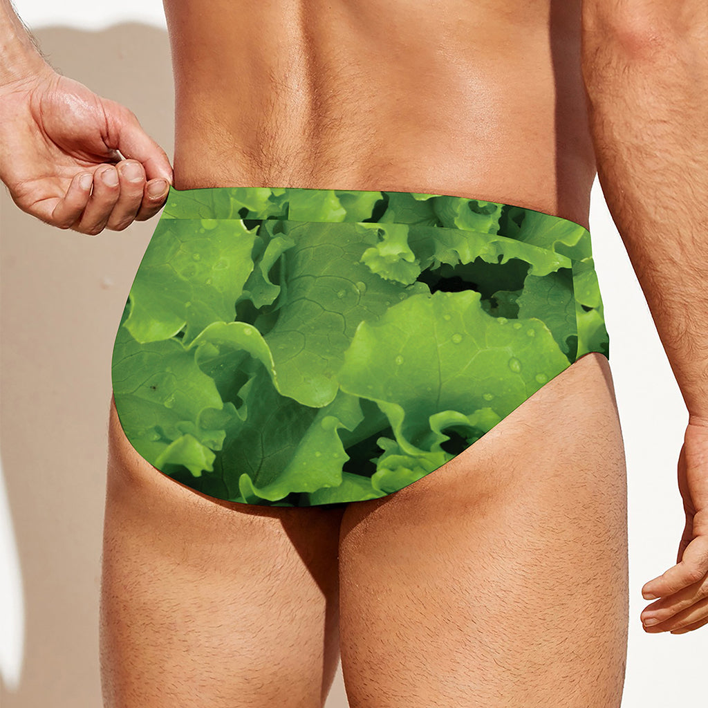 Salad Vegetable Print Men's Swim Briefs