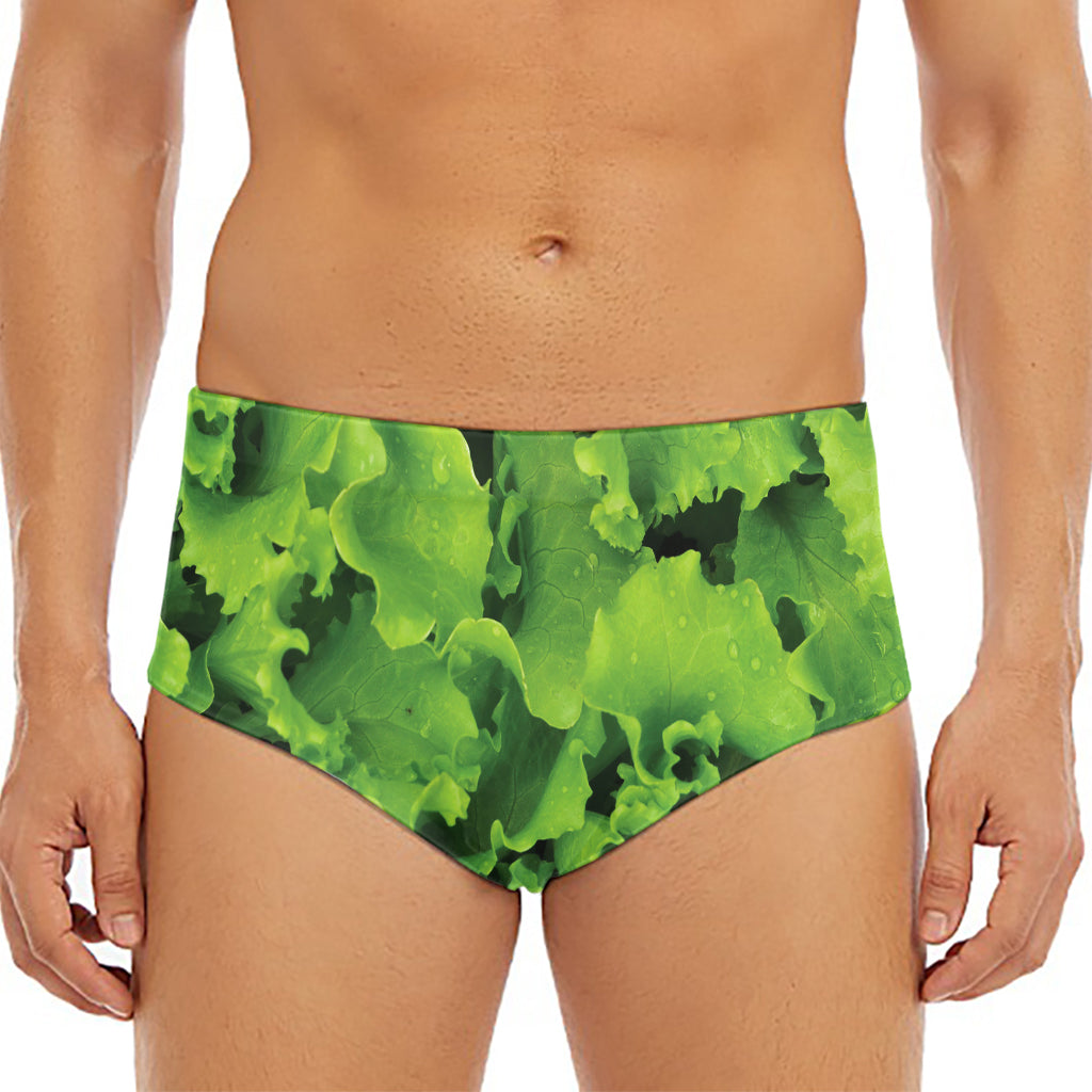 Salad Vegetable Print Men's Triangle Swim Briefs