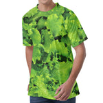 Salad Vegetable Print Men's Velvet T-Shirt
