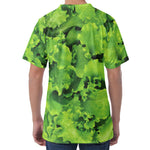 Salad Vegetable Print Men's Velvet T-Shirt