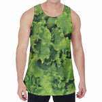 Salad Vegetable Print Men's Velvet Tank Top
