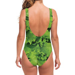 Salad Vegetable Print One Piece Swimsuit