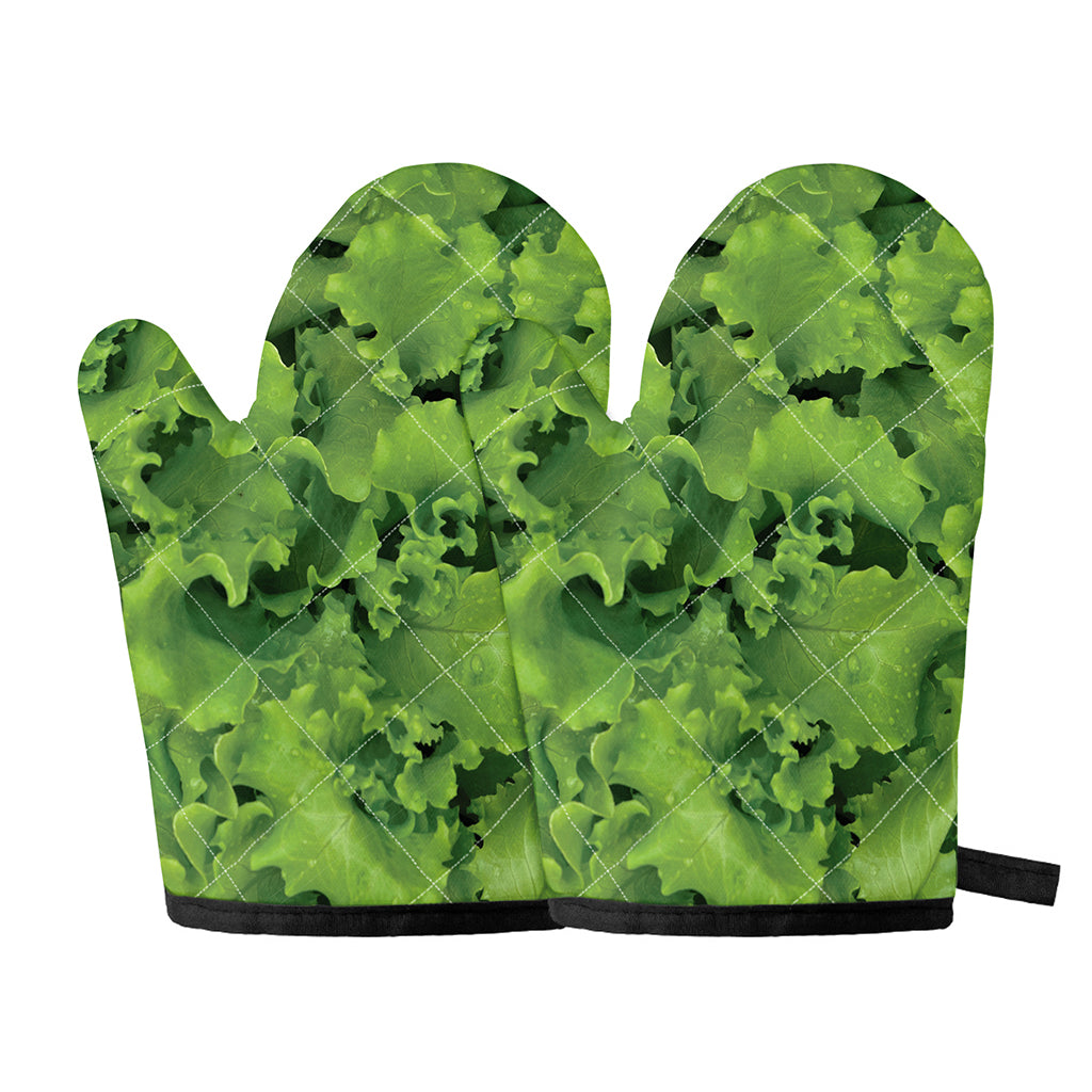 Salad Vegetable Print Oven Mitts