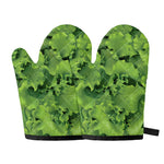 Salad Vegetable Print Oven Mitts