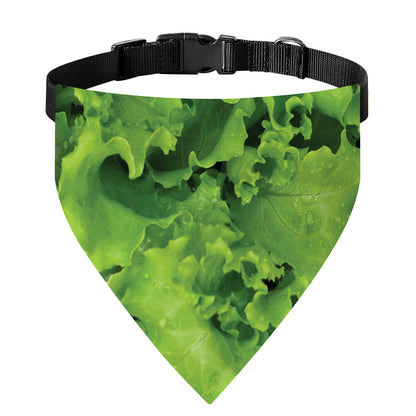 Salad Vegetable Print Over The Collar Dog Bandana