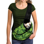 Salad Vegetable Print Pet Sling Carrier