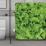 Salad Vegetable Print Polyester Shower Curtain